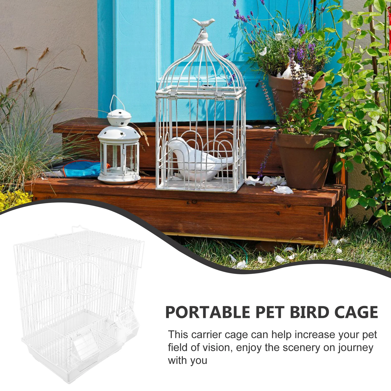1 Set Metal Portable Iron Storage Wire Parrot Outdoor Carrier Wear-Resistant Small Pet Bird Cage Parrot Travel Carrier Bird
1 Set Metal Portable Iron Storage Wire Parrot Outdoor Carrier Wear-Resistant Small Pet Bird Cage Parrot Travel Carrier Bird