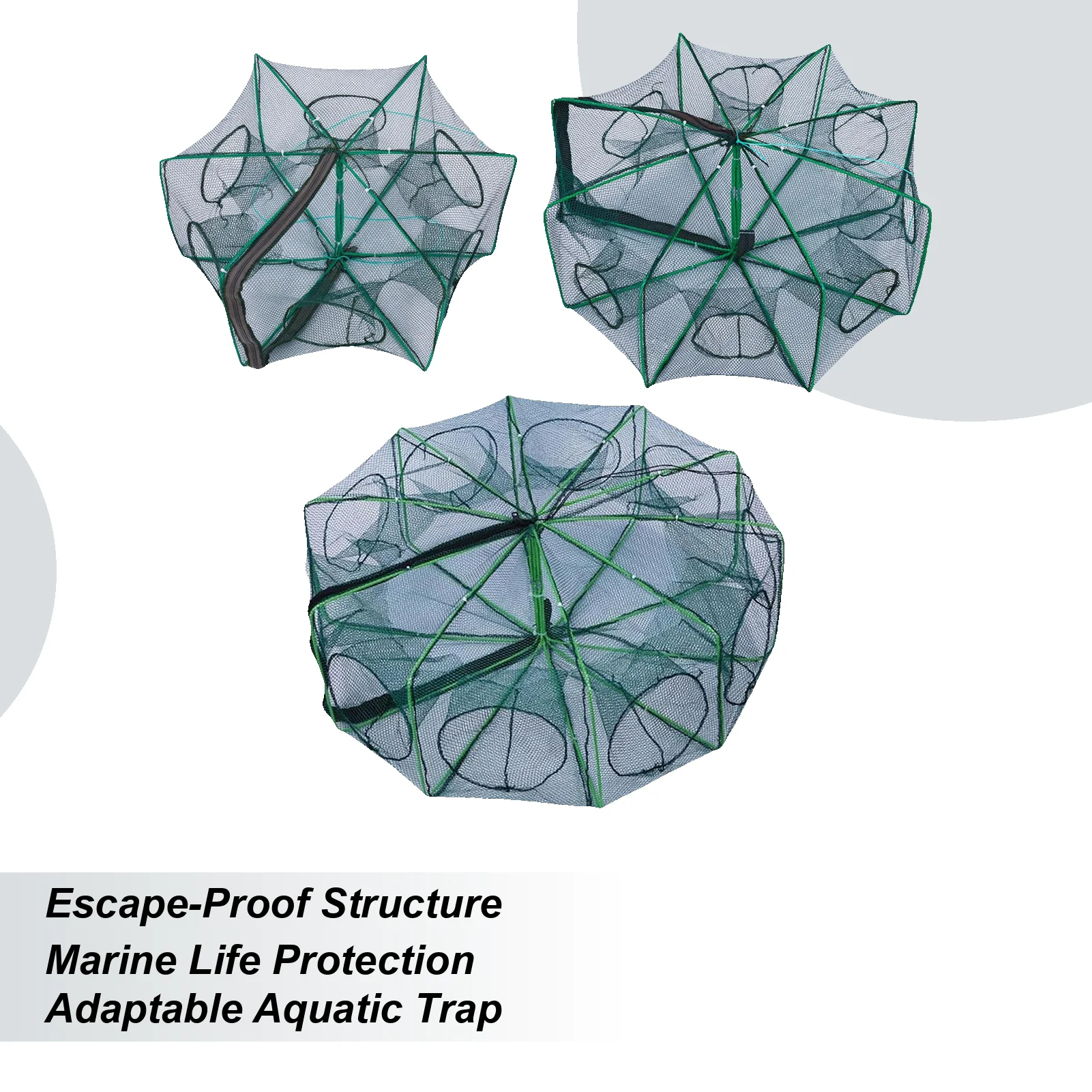 Portable Mesh Fish Tool Foldable Automatic Fish Net Net Folded Fish Mesh Baits Trap Cast Crab Shrimp Cage Fishing Gadgets
Portable Mesh Fish Tool Foldable Automatic Fish Net Net Folded Fish Mesh Baits Trap Cast Crab Shrimp Cage Fishing Gadgets