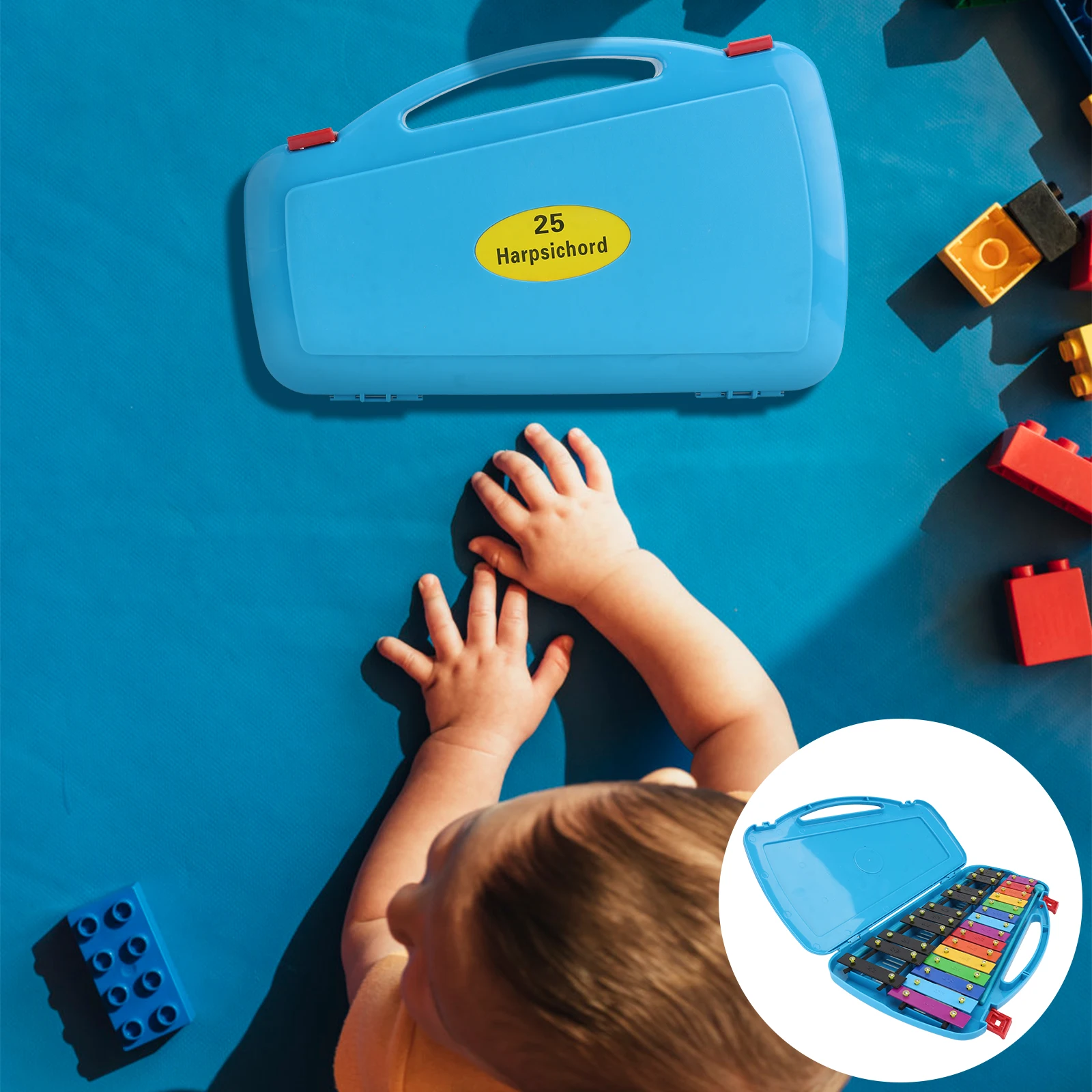 25 Notes Metallophone Kids Percussion Toys Musical Instrument for Children Toddler Gentle Durable Safe Use Cultivate Music
25 Notes Metallophone Kids Percussion Toys Musical Instrument for Children Toddler Gentle Durable Safe Use Cultivate Music