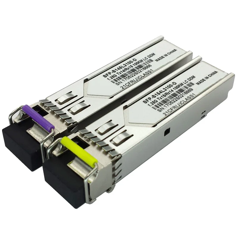 1.25G 1490nm 1550nm Lc Single Fiber Optical Transceiver Network Equipment SFP Module Bidi 100km
1.25G 1490nm 1550nm Lc Single Fiber Optical Transceiver Network Equipment SFP Module Bidi 100km