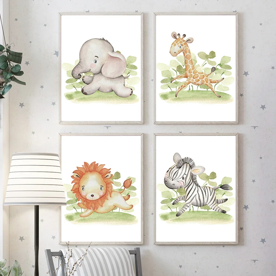 Elephant Giraffe Lion Hippo Rhino Zebra Leaves Wall Art Canvas Painting Nordic Posters And Prints Wall Pictures Kids Room Decor
Elephant Giraffe Lion Hippo Rhino Zebra Leaves Wall Art Canvas Painting Nordic Posters And Prints Wall Pictures Kids Room Decor