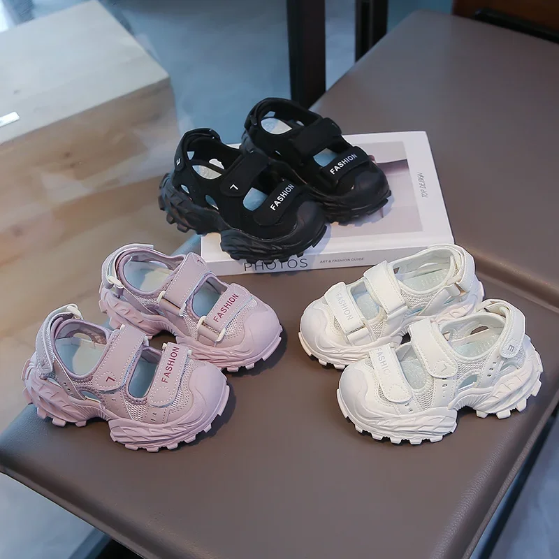 Unisex Children Chunky Sneakers Sandals Fashion Daddy Shoes Style Thick Sole Breathable Mesh Footwear Hook and Loop Casual Shoes
Unisex Children Chunky Sneakers Sandals Fashion Daddy Shoes Style Thick Sole Breathable Mesh Footwear Hook and Loop Casual Shoes