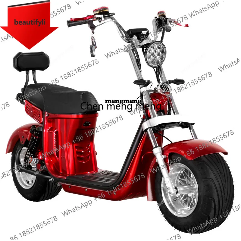 D185 3000W60V30AH Electric Scooter Fat Tire Electric Motorcycle Removable Battery Off-road Mountain Maximum Speed 65KM/H Double
D185 3000W60V30AH Electric Scooter Fat Tire Electric Motorcycle Removable Battery Off-road Mountain Maximum Speed 65KM/H Double
