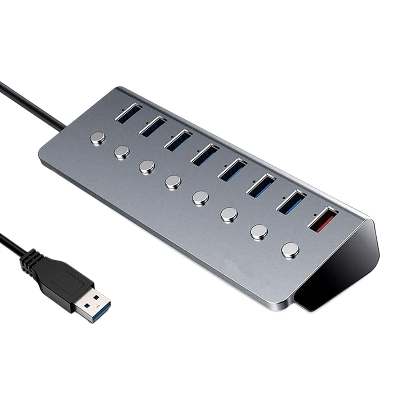 Usb-хаб 7 портов USB 5 Гбит/с + 1 USB-разветвитель порта для зарядки разветвитель с независимым переключателем внешнего источника питания
Usb-хаб 7 портов USB 5 Гбит/с + 1 USB-разветвитель порта для зарядки разветвитель с независимым переключателем внешнего источника питания
