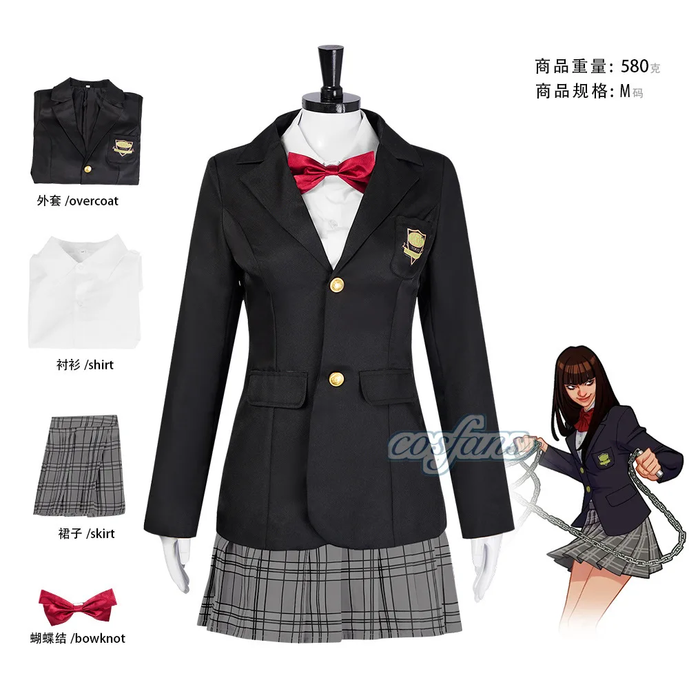 K-ill Gogo Yubari Bill Schoolgirl O-Ren's Bodyguard Cosplay Women Costume School Outfits Halloween Carnival Party Movie Roleplay
K-ill Gogo Yubari Bill Schoolgirl O-Ren's Bodyguard Cosplay Women Costume School Outfits Halloween Carnival Party Movie Roleplay