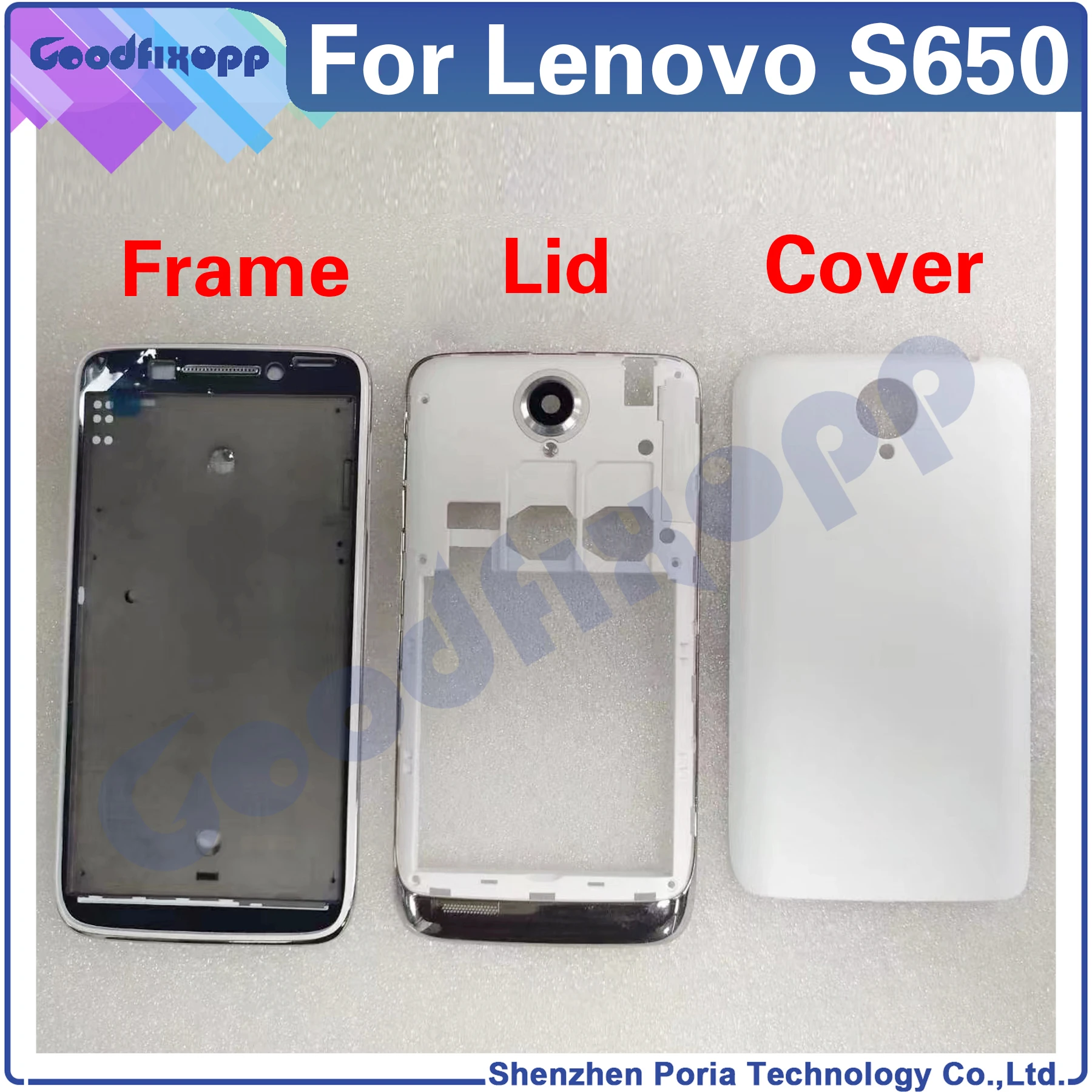 Передняя рамка для Lenovo S650, задняя крышка аккумулятора, средняя рамка, задняя крышка, задняя крышка, запасные части, замена
Передняя рамка для Lenovo S650, задняя крышка аккумулятора, средняя рамка, задняя крышка, задняя крышка, запасные части, замена