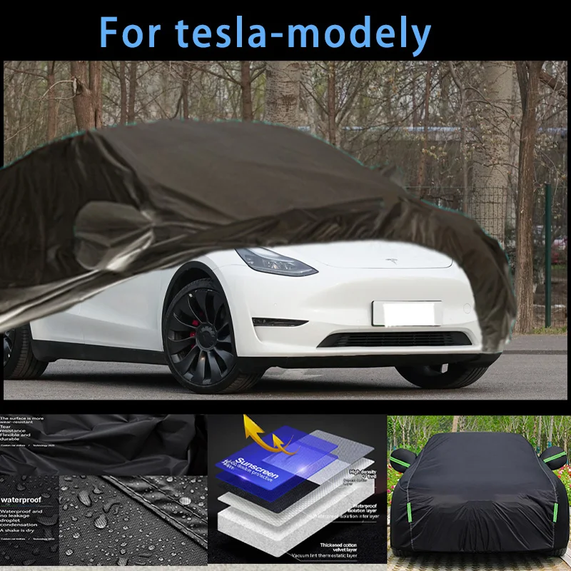 For tesla-modely Outdoor Protection Full Car Covers Snow Cover Sunshade Waterproof Dustproof Exterior Car accessories
For tesla-modely Outdoor Protection Full Car Covers Snow Cover Sunshade Waterproof Dustproof Exterior Car accessories
