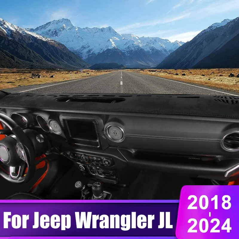 For Jeep Wrangler JL 2018 2019 2020 2021 2022 2023 2024 Car Dashboard Cover Instrument Desk Sun Shade Non-slip Pad Accessories
For Jeep Wrangler JL 2018 2019 2020 2021 2022 2023 2024 Car Dashboard Cover Instrument Desk Sun Shade Non-slip Pad Accessories