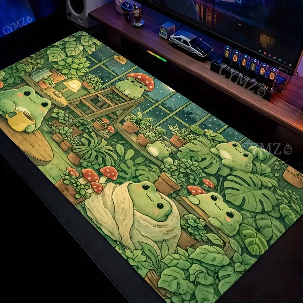 Cute green Extended mousepad Kawaii frog anime Mouse Pad Desk Mat Gaming mats Non-Slip mouse carpet desk accessories office mat
Cute green Extended mousepad Kawaii frog anime Mouse Pad Desk Mat Gaming mats Non-Slip mouse carpet desk accessories office mat