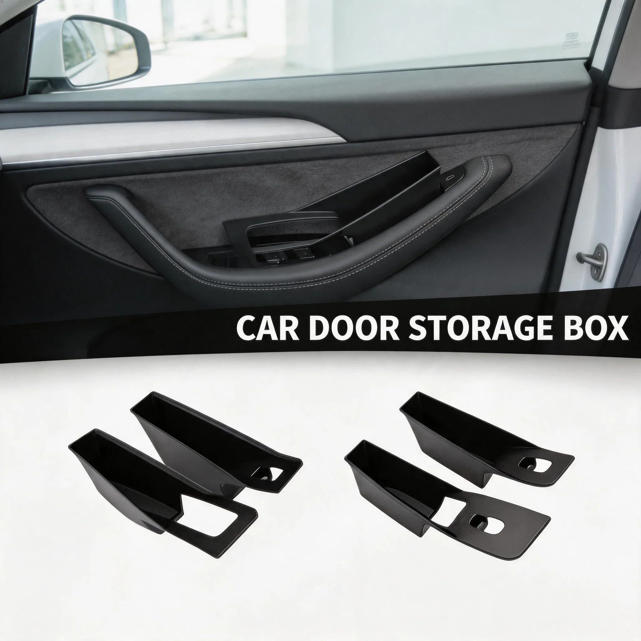 For Model Y/3/3+ Model Y Juniper 2025 4PCS Car Door Storage Box Four-door Inner Handle All-inclusive Storage Box Accessories
For Model Y/3/3+ Model Y Juniper 2025 4PCS Car Door Storage Box Four-door Inner Handle All-inclusive Storage Box Accessories