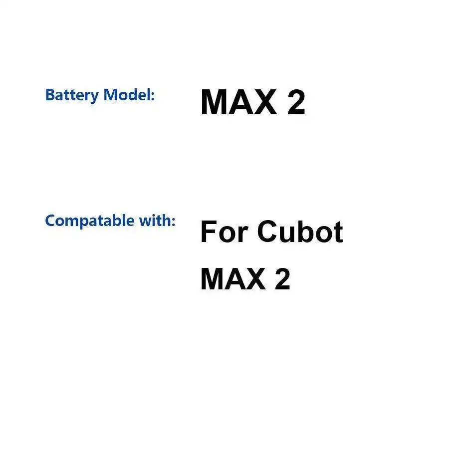 3000Mah For Cubot Max 2 Mobile Phone Battery High Performance
3000Mah For Cubot Max 2 Mobile Phone Battery High Performance