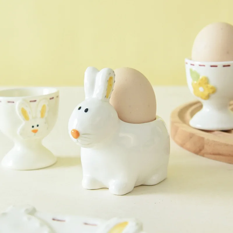 Creative Relief Rabbit Ceramic Mug,Single Egg Holder,Heat-resistant Wine Glass,Flower Shaped Egg Cup,Kitchen Utensil Accessories
Creative Relief Rabbit Ceramic Mug,Single Egg Holder,Heat-resistant Wine Glass,Flower Shaped Egg Cup,Kitchen Utensil Accessories