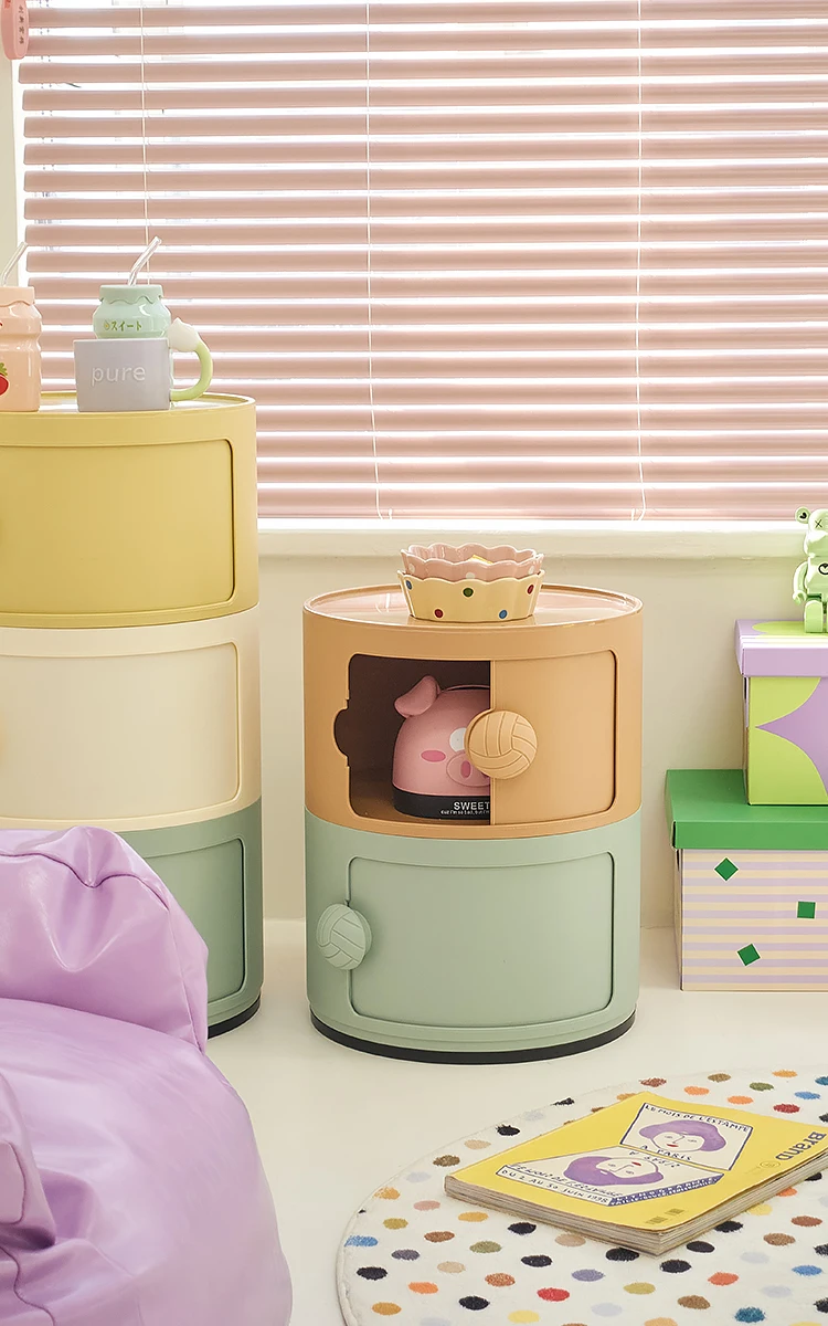 Nordic bedside table ins small round storage cabinet bedroom children's storage cabinet
Nordic bedside table ins small round storage cabinet bedroom children's storage cabinet