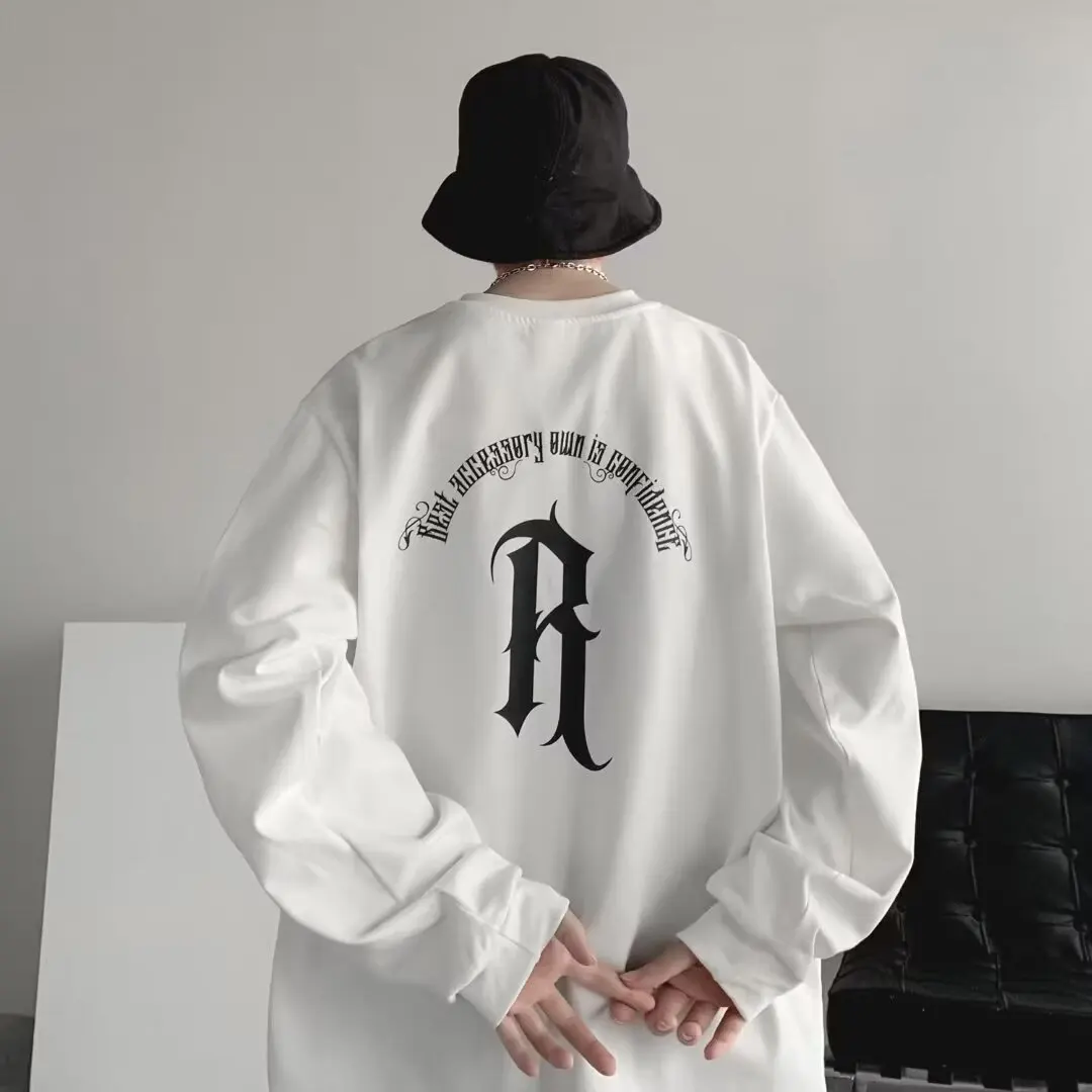 Men's Autumn Winter Large Size Long Sleeve Hoodie White Basic Tee Base Layer Shirt Top Trendy Casual Loose Fit Youth Fashion
Men's Autumn Winter Large Size Long Sleeve Hoodie White Basic Tee Base Layer Shirt Top Trendy Casual Loose Fit Youth Fashion