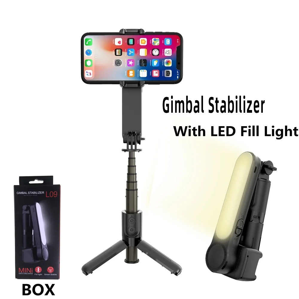 Handheld Gimbal Stabilizer Selfie Stick with Stabilizer Phone Stabilizer with Fill Light Phone Stand Holder Tripod for Mobile
Handheld Gimbal Stabilizer Selfie Stick with Stabilizer Phone Stabilizer with Fill Light Phone Stand Holder Tripod for Mobile