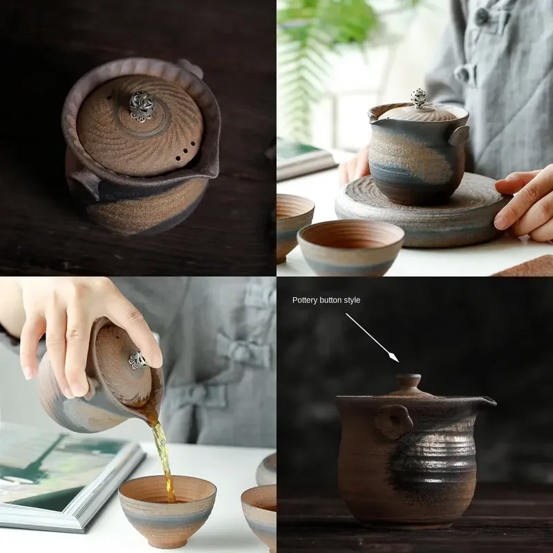【CHIMU HOME】 Handmade Japanese Style Stoneware Pot for Vintage Teapot Firewood Tureen Ceramic Kung Fu Pu'er Single Teapot
【CHIMU HOME】 Handmade Japanese Style Stoneware Pot for Vintage Teapot Firewood Tureen Ceramic Kung Fu Pu'er Single Teapot