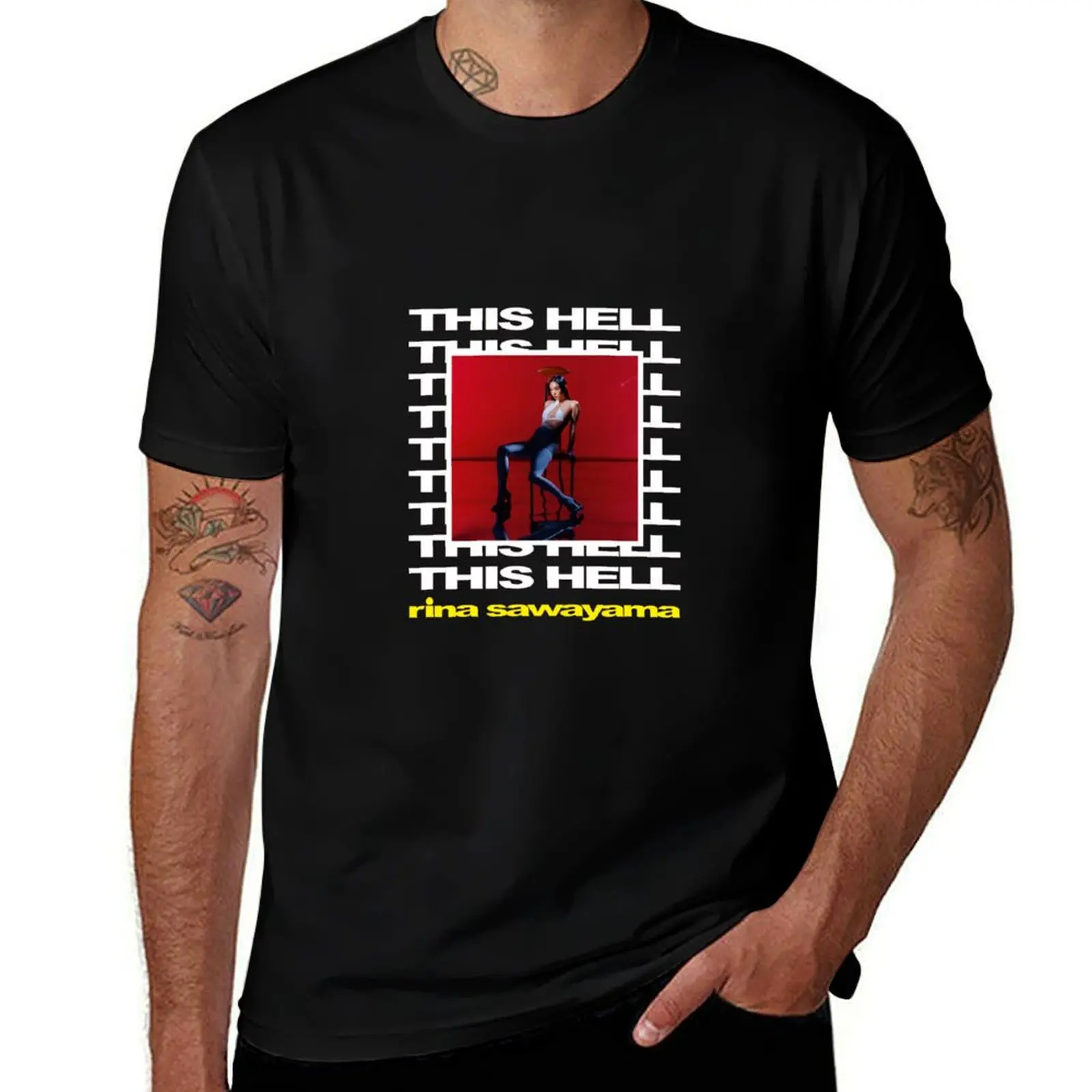 Rina Sawayama This Hell Graphic T-Shirt customizeds cute tops valentines clothes Men's t shirts
Rina Sawayama This Hell Graphic T-Shirt customizeds cute tops valentines clothes Men's t shirts