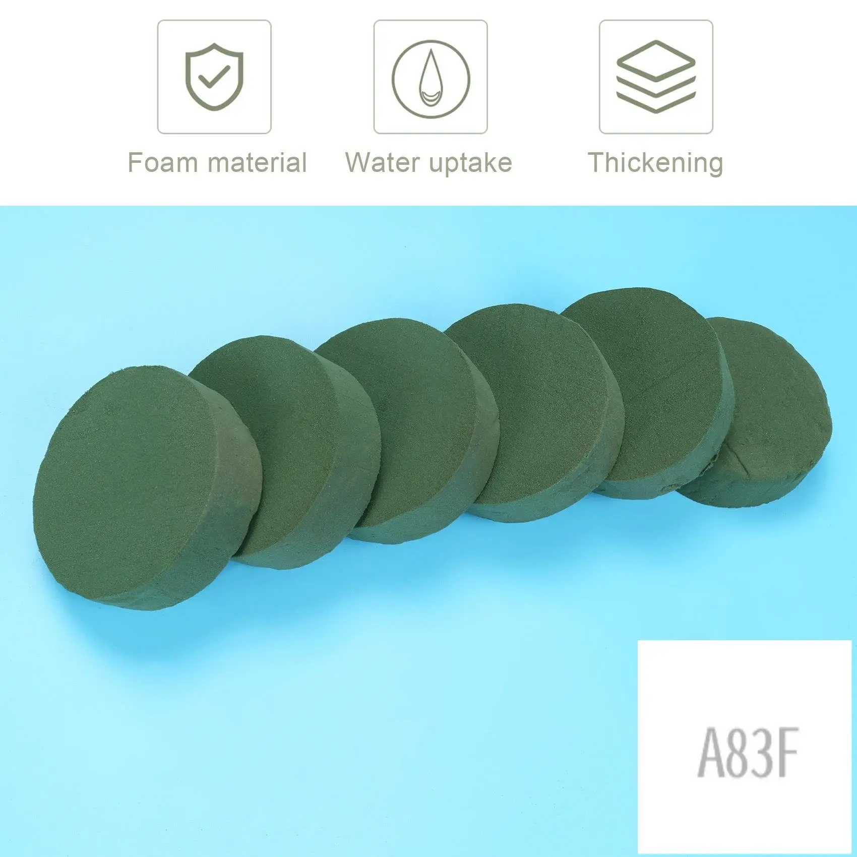 A83F-6 Pcs Round Floral Foam Blocks,4.72 Inch Dry Floral Foam For Artificial Flowers,Craft Project,Wedding Party Decoration
A83F-6 Pcs Round Floral Foam Blocks,4.72 Inch Dry Floral Foam For Artificial Flowers,Craft Project,Wedding Party Decoration