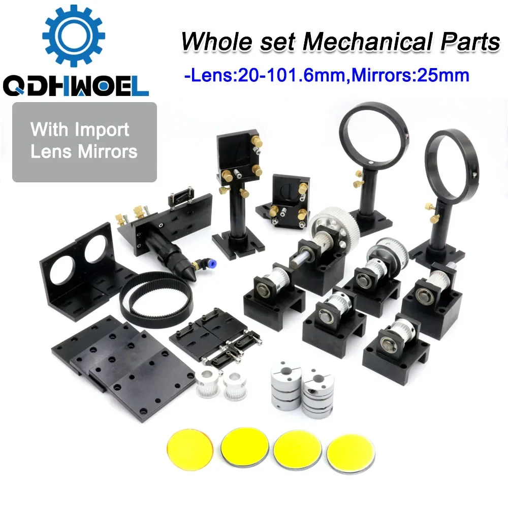 QDHWOEL Co2 Laser Cutting Parts for DIY CO2 Laser Machine With ZnSe Focus Lens 20-101.6mm & Mirror 25MM
QDHWOEL Co2 Laser Cutting Parts for DIY CO2 Laser Machine With ZnSe Focus Lens 20-101.6mm & Mirror 25MM
