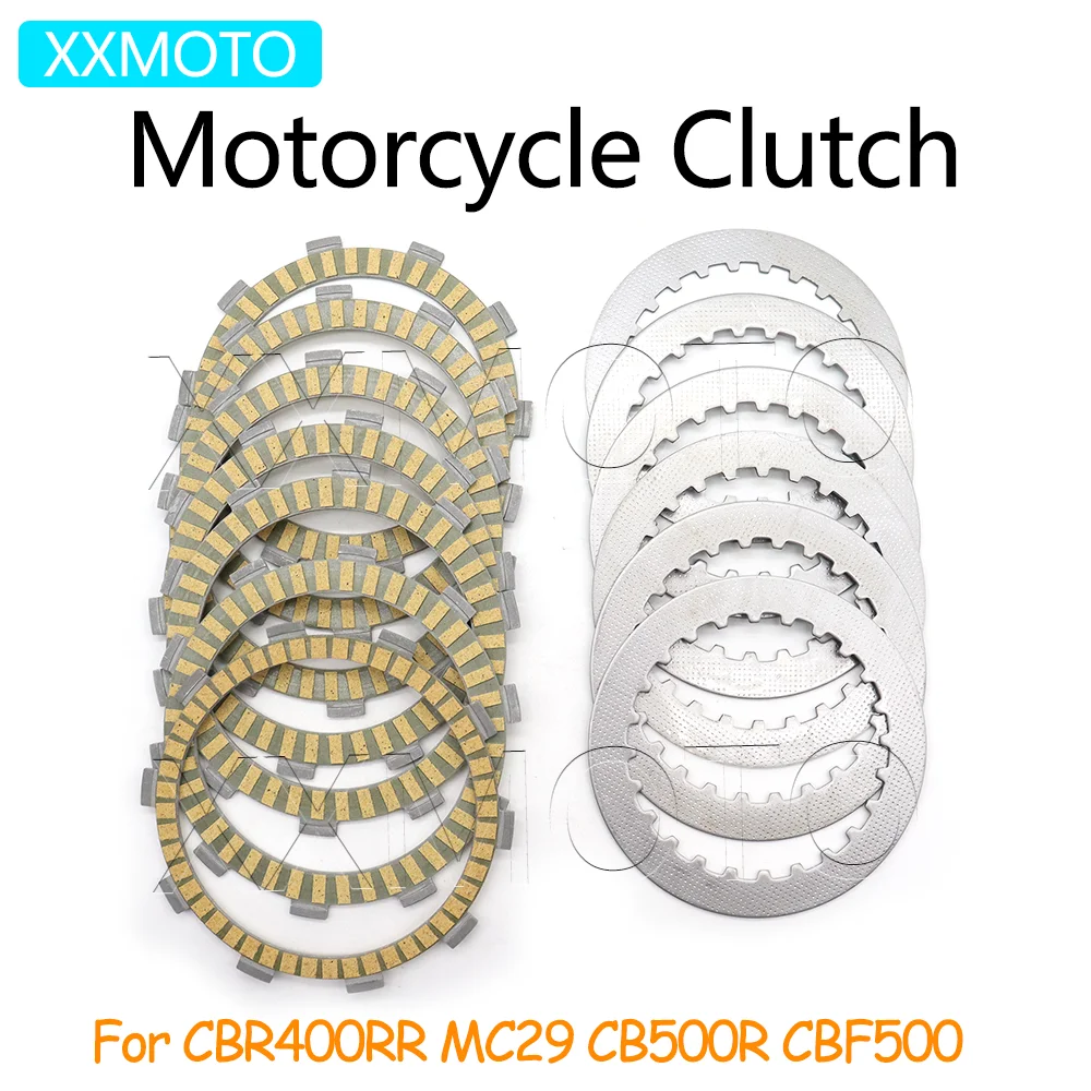 For Honda CBR400RR CBR 400RR 400 RR MC29 CB500R CBF500 CB 500R CBF 500 Motorcycle Clutch Plates Friction Steel Disc Kits
For Honda CBR400RR CBR 400RR 400 RR MC29 CB500R CBF500 CB 500R CBF 500 Motorcycle Clutch Plates Friction Steel Disc Kits