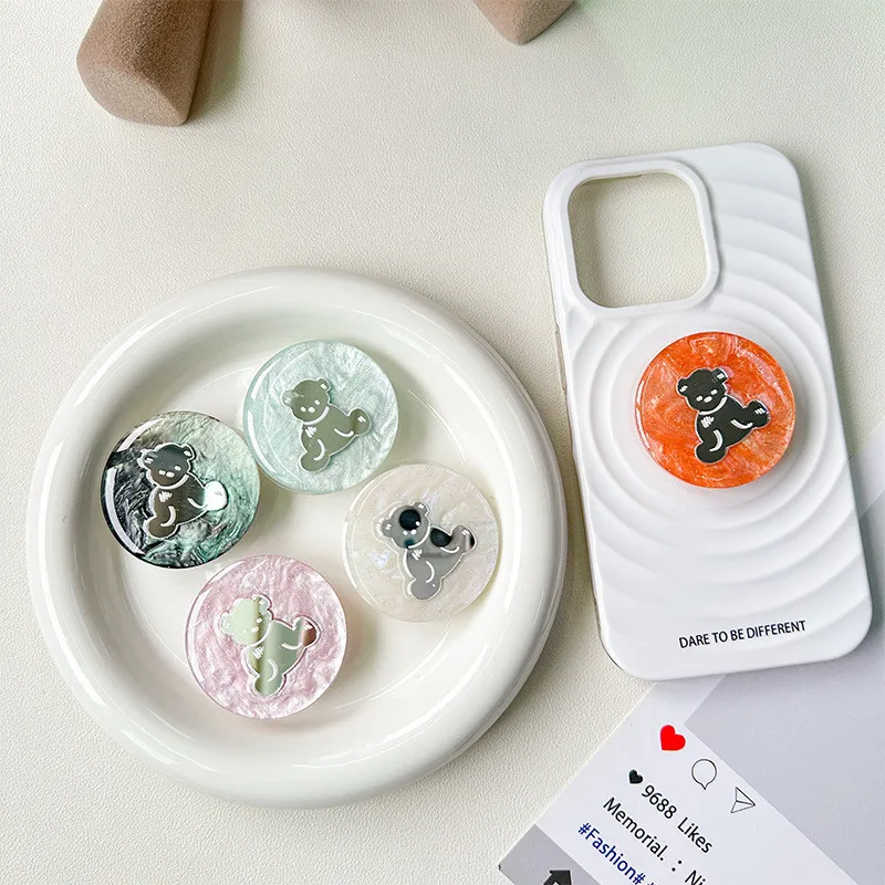 Circle Bear Mirror Diamond Stickers Mobile Phone Holder Grips Stand Finger For Iphone 17 Xiaomi Bracket Finger Ring Phone Holder
Circle Bear Mirror Diamond Stickers Mobile Phone Holder Grips Stand Finger For Iphone 17 Xiaomi Bracket Finger Ring Phone Holder