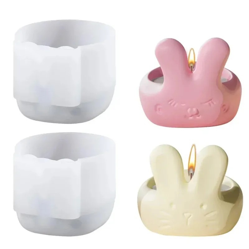1PC DIY Vertical Ears Closed Eyes Rabbit Expression Candle Holder Silicone Mold Storage Box Display-Piece Easter Egg Candle Mold
1PC DIY Vertical Ears Closed Eyes Rabbit Expression Candle Holder Silicone Mold Storage Box Display-Piece Easter Egg Candle Mold