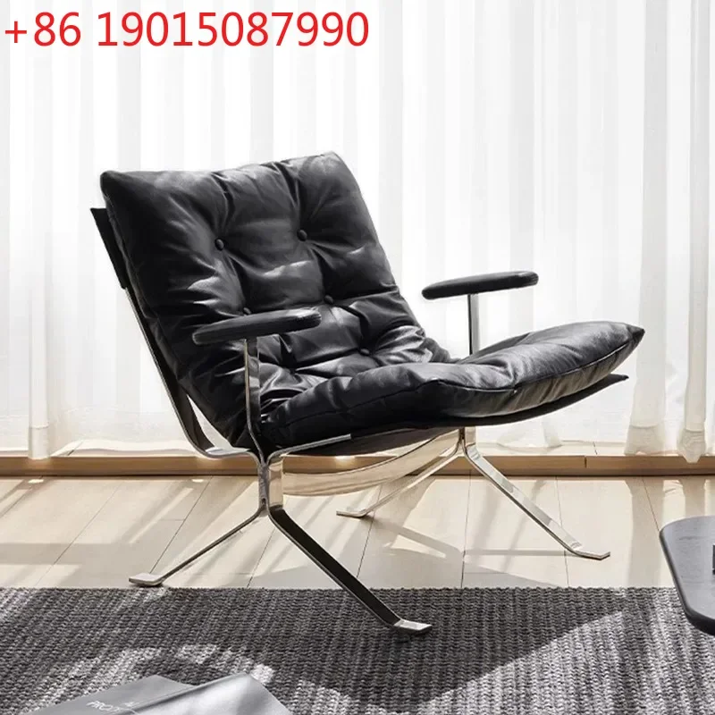 Single Lounge Chair Nordic Luxury Creative Leather Living Room Comfortable Soft Single Sofa Chair Home Decor Furniture Ornaments
Single Lounge Chair Nordic Luxury Creative Leather Living Room Comfortable Soft Single Sofa Chair Home Decor Furniture Ornaments