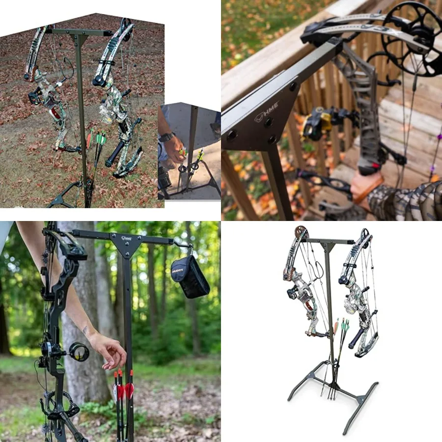 HME Reliable Stable Convenient Lightweight Durable Portable Dual-Sided Versatile Archery Hard Surface Bow Practice Hanger with
HME Reliable Stable Convenient Lightweight Durable Portable Dual-Sided Versatile Archery Hard Surface Bow Practice Hanger with