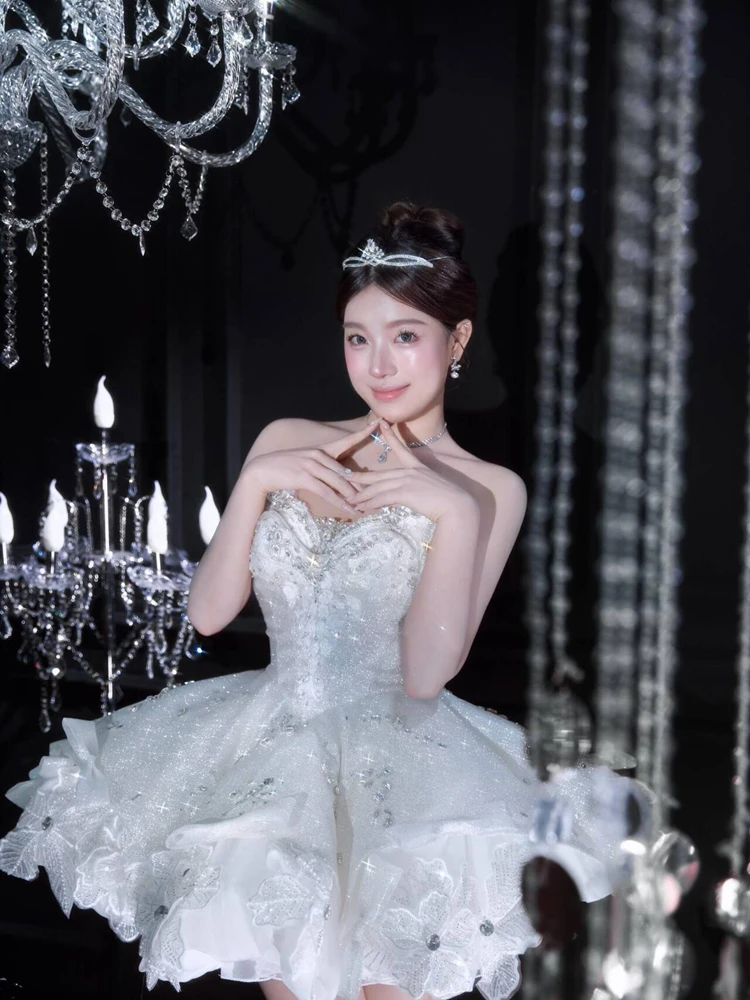 New Fairy Wedding Dress Theme Photography Costume Short Skirt Birthday Party Morning Robe Small Gift Dress Fairy Tale Style
New Fairy Wedding Dress Theme Photography Costume Short Skirt Birthday Party Morning Robe Small Gift Dress Fairy Tale Style