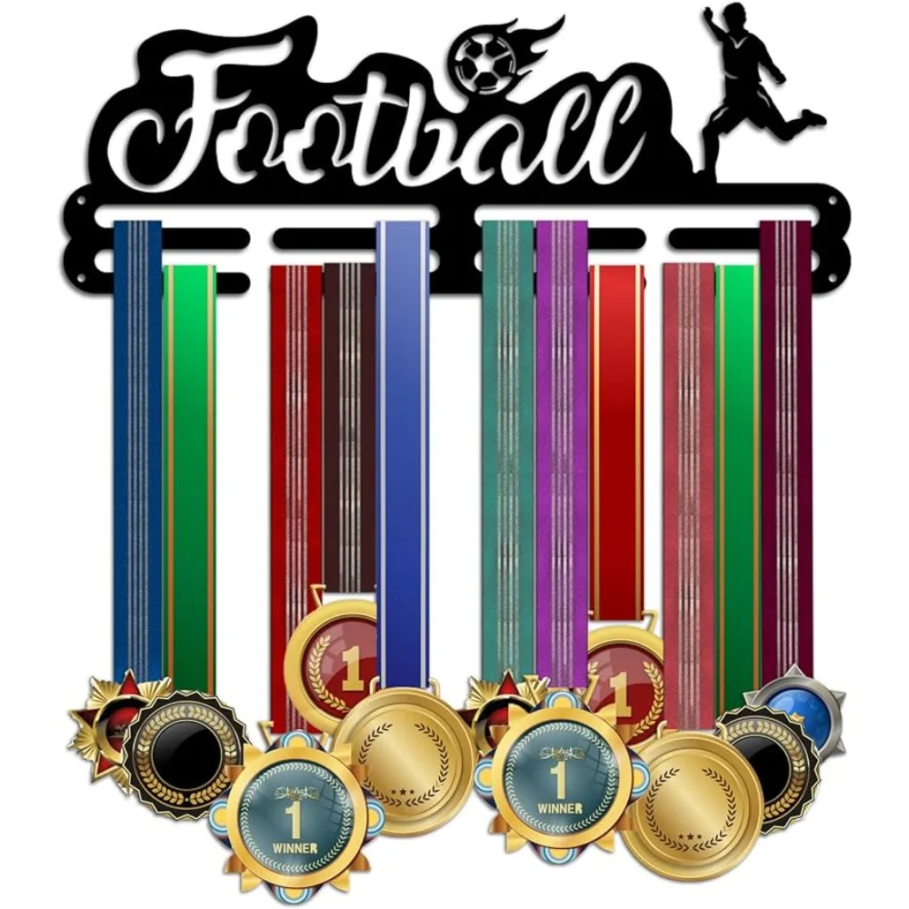 Football Medal Hanger Display, Soccer Medal Holder Display Hanger Metal Medal Rack Frame Sport Awards Ribbon Holder Wall Mount
Football Medal Hanger Display, Soccer Medal Holder Display Hanger Metal Medal Rack Frame Sport Awards Ribbon Holder Wall Mount