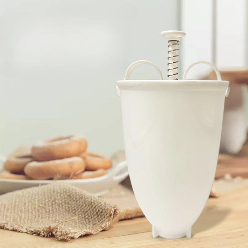 Portable Donut Maker Mold Kitchen Baking Tools Manual Waffle Dispenser Donut Maker Simple and Quick DIY Baking Tools
Portable Donut Maker Mold Kitchen Baking Tools Manual Waffle Dispenser Donut Maker Simple and Quick DIY Baking Tools