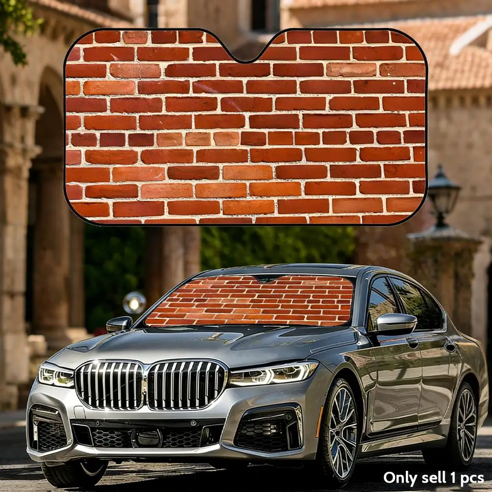 Red Bricks Sun Visor Aluminum Foil Windshield UV Protection Heat Insulation Cover Foldable Reusable Sun Visor Shade
Red Bricks Sun Visor Aluminum Foil Windshield UV Protection Heat Insulation Cover Foldable Reusable Sun Visor Shade