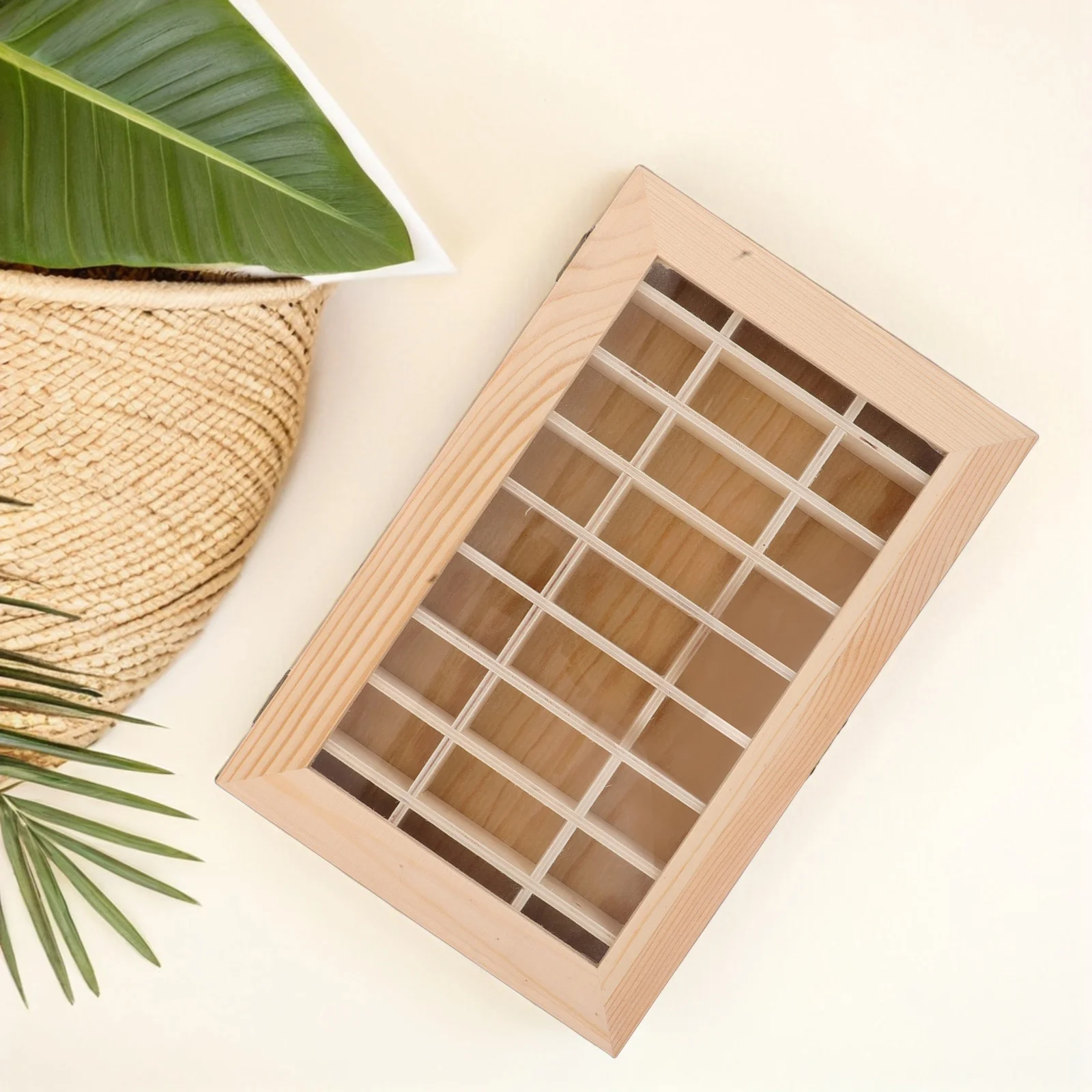 Wooden Rock Display Case Mineral Specimen Storage Box Clear Lid Crystal Gemstone Showcase Educational Use Natural Wood
Wooden Rock Display Case Mineral Specimen Storage Box Clear Lid Crystal Gemstone Showcase Educational Use Natural Wood