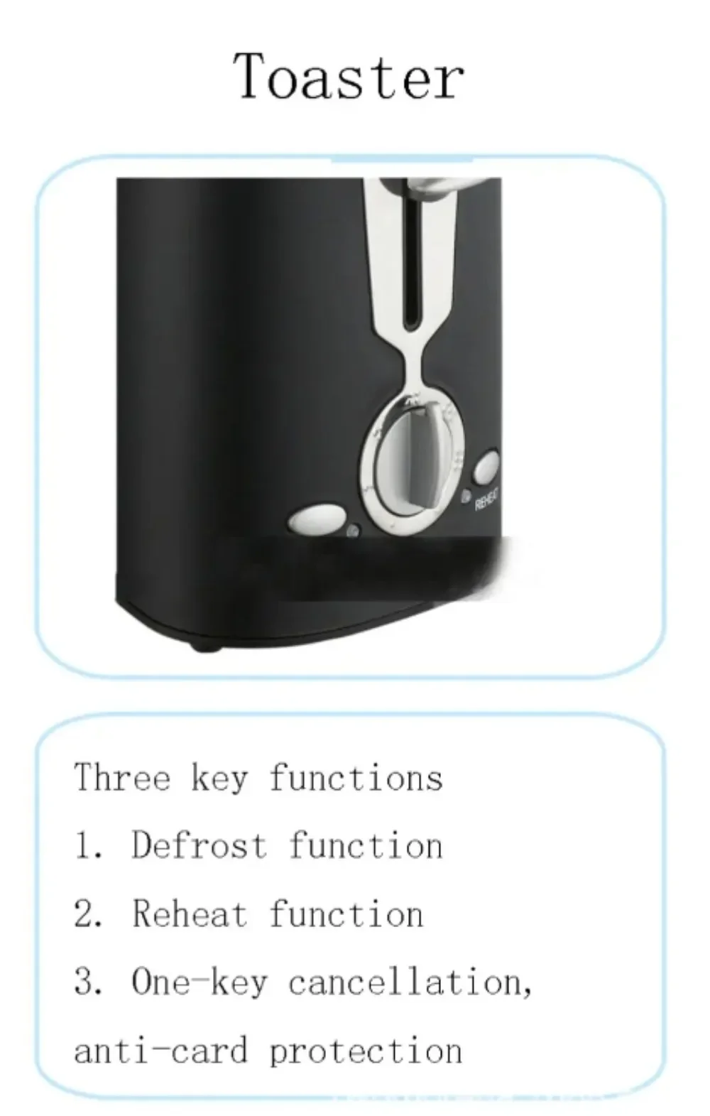 2 Slice Toaster, Quick & Even Results Every Time, Wide Slots Fit Any Size Bread Drop-Down Crumb Tray for Easy Clean Up 
2 Slice Toaster, Quick & Even Results Every Time, Wide Slots Fit Any Size Bread Drop-Down Crumb Tray for Easy Clean Up