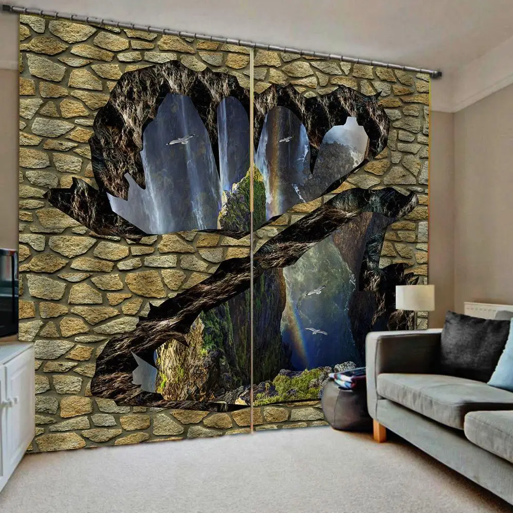 High mountain curtain Birdge forest curtains 3D Curtain Luxury Blackout Window Curtain Living Room stereoscopic curtains
High mountain curtain Birdge forest curtains 3D Curtain Luxury Blackout Window Curtain Living Room stereoscopic curtains
