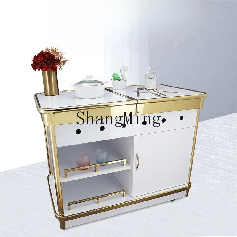 CL Hotel Pull-Along Cooking Cart Single/Double Head Cassette Cart Mobile Abalone Hall Grilling
CL Hotel Pull-Along Cooking Cart Single/Double Head Cassette Cart Mobile Abalone Hall Grilling