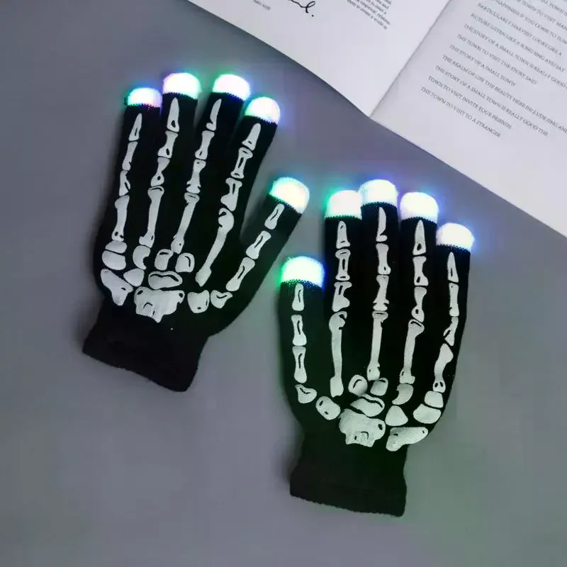 Fashion LED Flashing Gloves Hip Hop Rave Party Glow Gloves Finger Tip Light Up Gloves Luminous Gloves for Adult Teens Carnival S
Fashion LED Flashing Gloves Hip Hop Rave Party Glow Gloves Finger Tip Light Up Gloves Luminous Gloves for Adult Teens Carnival S