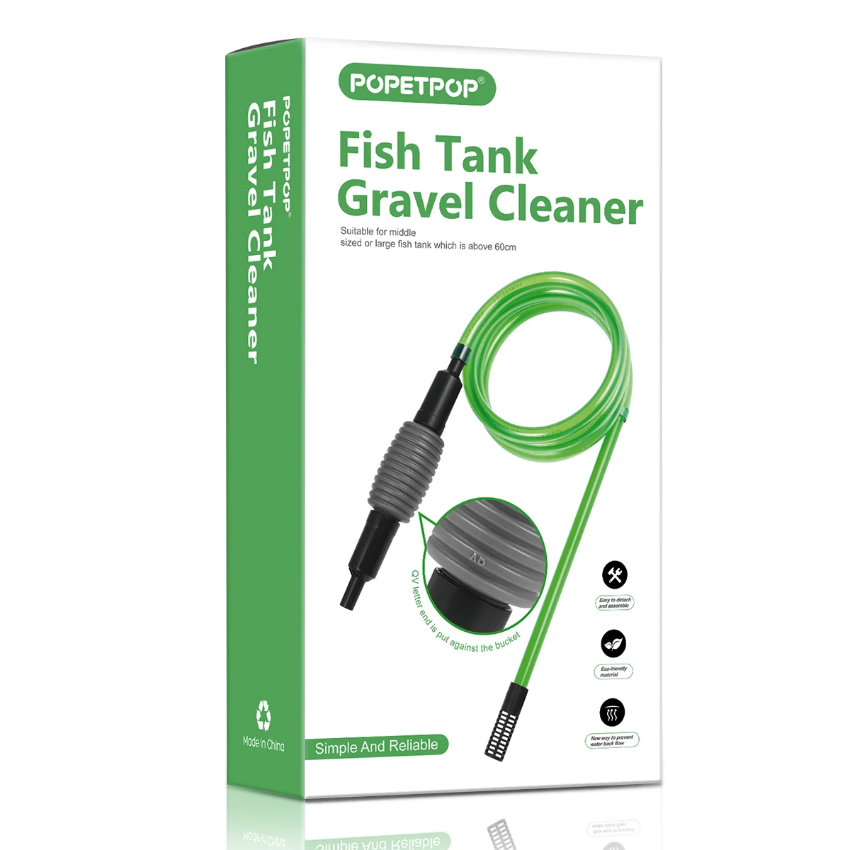 Aquarium Cleaner Fish Tank Water Changer Gravel Vacuum Siphon Pump Long Hose Bulb Nozzle Net Prevents Plants Fish Out
Aquarium Cleaner Fish Tank Water Changer Gravel Vacuum Siphon Pump Long Hose Bulb Nozzle Net Prevents Plants Fish Out