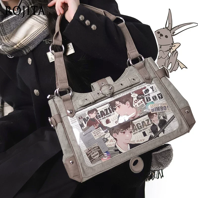 Wasteland Canvas Version Pain Bag Original Design Motorcycle Style Daily Commute Sweet Cool Single Shoulder Handbag
Wasteland Canvas Version Pain Bag Original Design Motorcycle Style Daily Commute Sweet Cool Single Shoulder Handbag