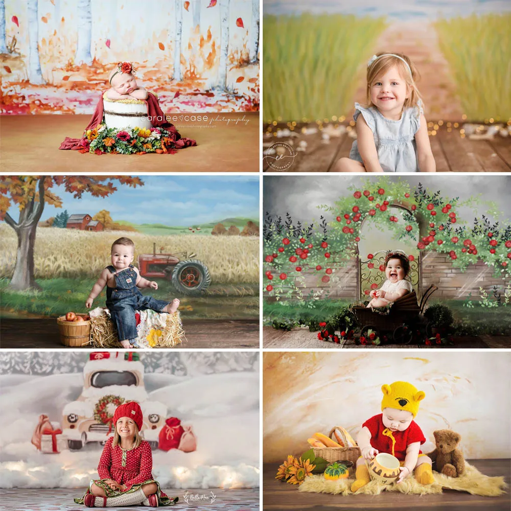 Autumn Harvest Newborn Cake Smash Photography Backdrop Four Seasons Garden Reed Kid Portrait Baby Shower Background Photo Studio
Autumn Harvest Newborn Cake Smash Photography Backdrop Four Seasons Garden Reed Kid Portrait Baby Shower Background Photo Studio