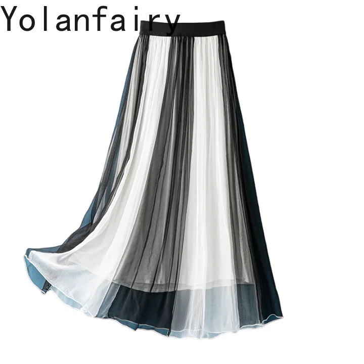 YOLANFAIRY 100% натуральные шелковые юбки из тутового шелкопряда, женская одежда, летняя юбка 2026 года с эластичной талией, модные женские юбки контрастных цветов
YOLANFAIRY 100% натуральные шелковые юбки из тутового шелкопряда, женская одежда, летняя юбка 2026 года с эластичной талией, модные женские юбки контрастных цветов