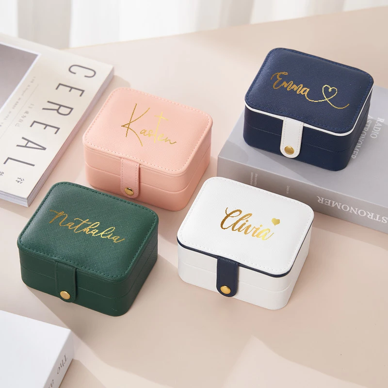 Personalized Mini Jewelry Leather Organizer, Two-Tier Display, Travel Jewelry, Zipper Case Boxes, Earrings, Necklace, Ring
Personalized Mini Jewelry Leather Organizer, Two-Tier Display, Travel Jewelry, Zipper Case Boxes, Earrings, Necklace, Ring
