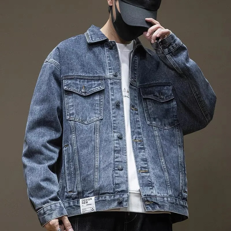 Loose Fit Men's Denim Jaet Autumn New Sle Japanese Trendy Brand High End Multi ket Workwear Jaet Youth Faion
Loose Fit Men's Denim Jaet Autumn New Sle Japanese Trendy Brand High End Multi ket Workwear Jaet Youth Faion