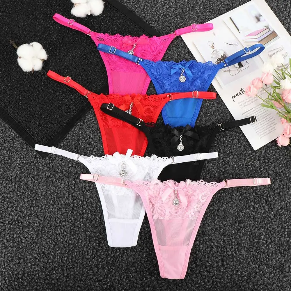 Sexy Ladies V-string Knickers Thongs G-string Knickers Women Underwear Lingerie
Sexy Ladies V-string Knickers Thongs G-string Knickers Women Underwear Lingerie