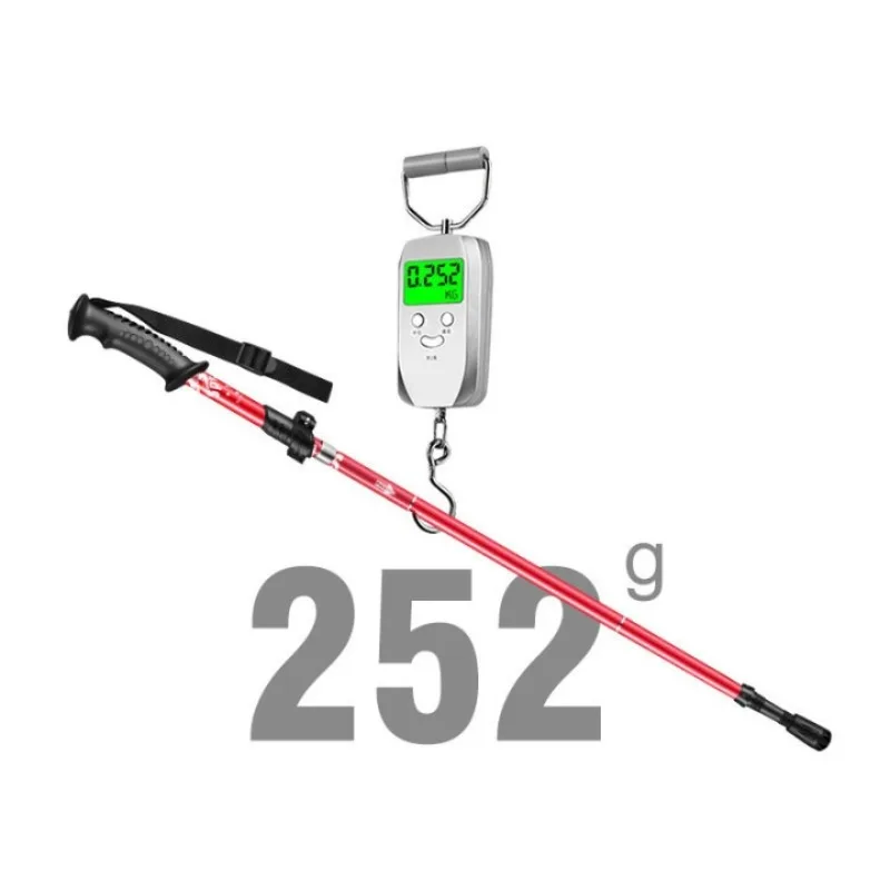 Folding Professional Outdoor Hiking Stick Aluminum Alloy Five Section Hiking-Stick Ultra Light Stretching Stick
Folding Professional Outdoor Hiking Stick Aluminum Alloy Five Section Hiking-Stick Ultra Light Stretching Stick