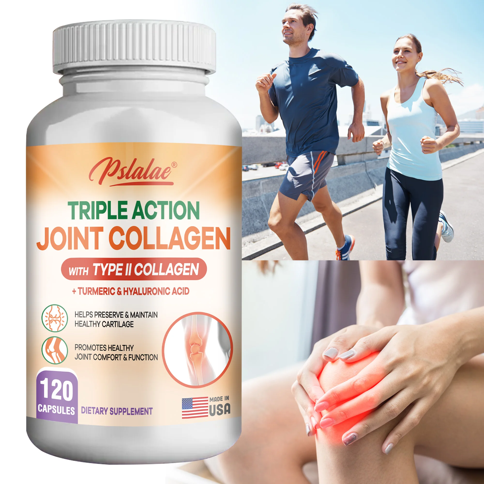 Triple Action Joint Collagen - Promotes Bone Health, Relieves Pain, Improves Joint Comfort and Flexibility, Preserves Cartilage
Triple Action Joint Collagen - Promotes Bone Health, Relieves Pain, Improves Joint Comfort and Flexibility, Preserves Cartilage