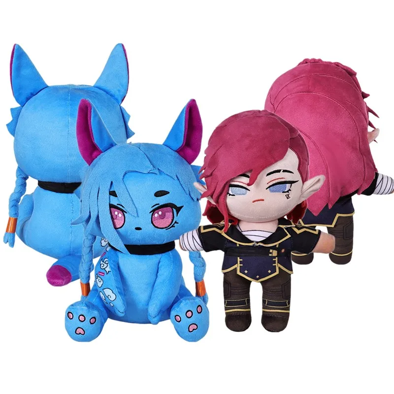 Jinx Vi Косплей плюшевый мультфильм Кот Аниме LOL фантазия плюшевые талисманы для взрослых детей
Jinx Vi Косплей плюшевый мультфильм Кот Аниме LOL фантазия плюшевые талисманы для взрослых детей