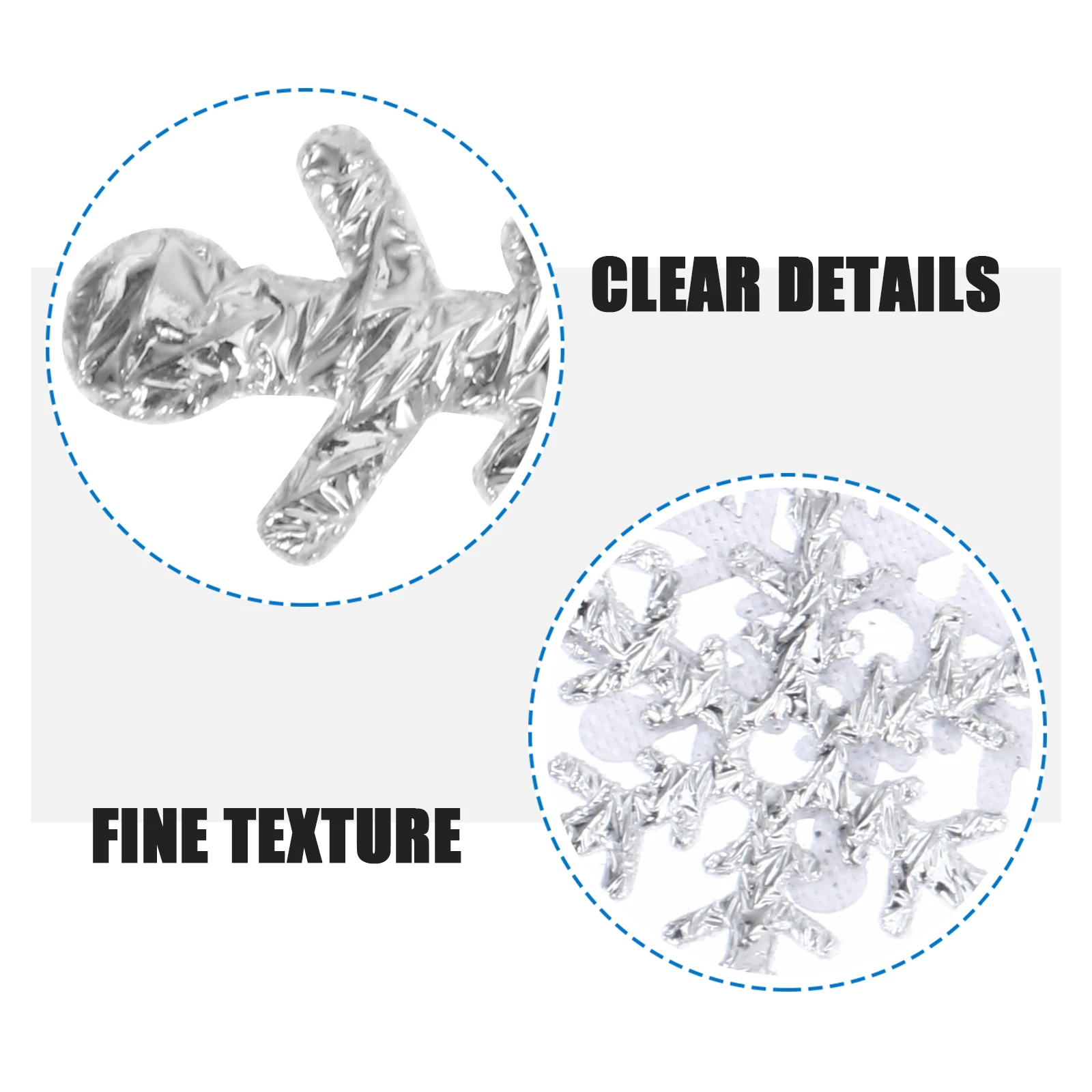 600 Pcs Snowflakes and Confetti Silver Christmas Decoration Stars Glitter Circle Decorate for Table
600 Pcs Snowflakes and Confetti Silver Christmas Decoration Stars Glitter Circle Decorate for Table