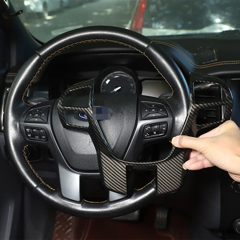 For Ford Ranger Everest 2015-2022 Car styling Steering wheel decorative frame ABS car interior modification accessories
For Ford Ranger Everest 2015-2022 Car styling Steering wheel decorative frame ABS car interior modification accessories