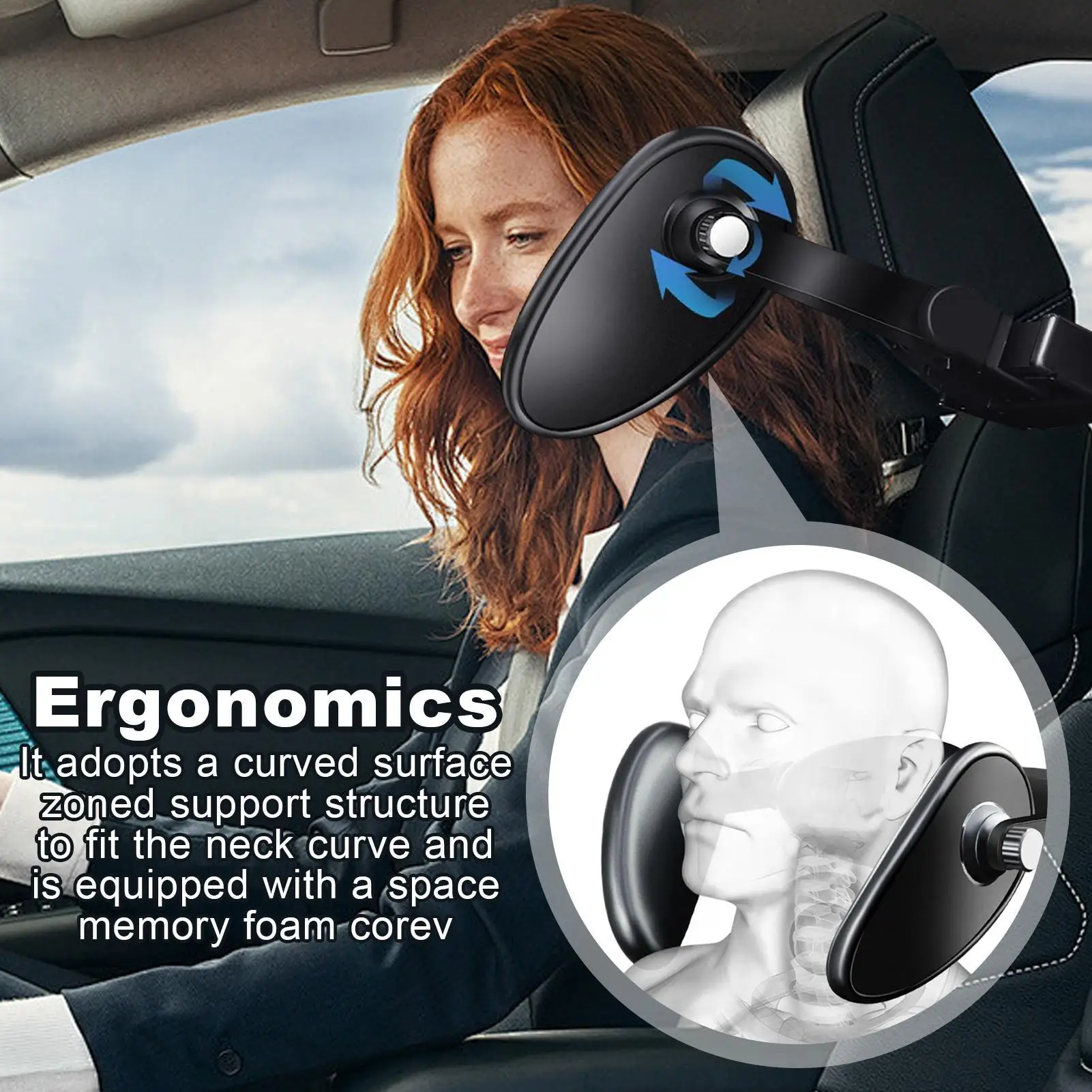 Car Headrest Thickened Breathable Memory Foam Headrest Support Cushion Sleeping Seat Comfort Enhancer For Baby Toddler Kids
Car Headrest Thickened Breathable Memory Foam Headrest Support Cushion Sleeping Seat Comfort Enhancer For Baby Toddler Kids